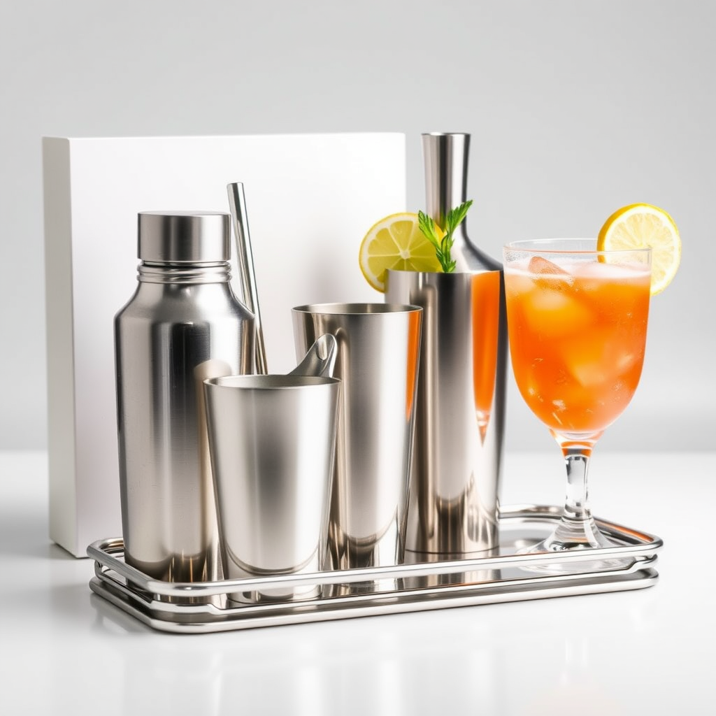 Kit bar inox para profissionais