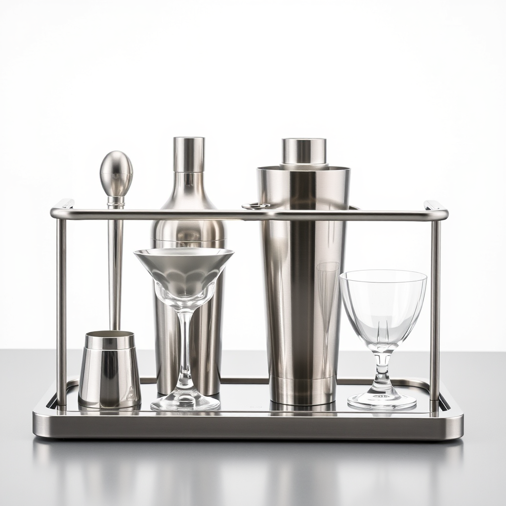 Kit bar inox para profissionais de eventos