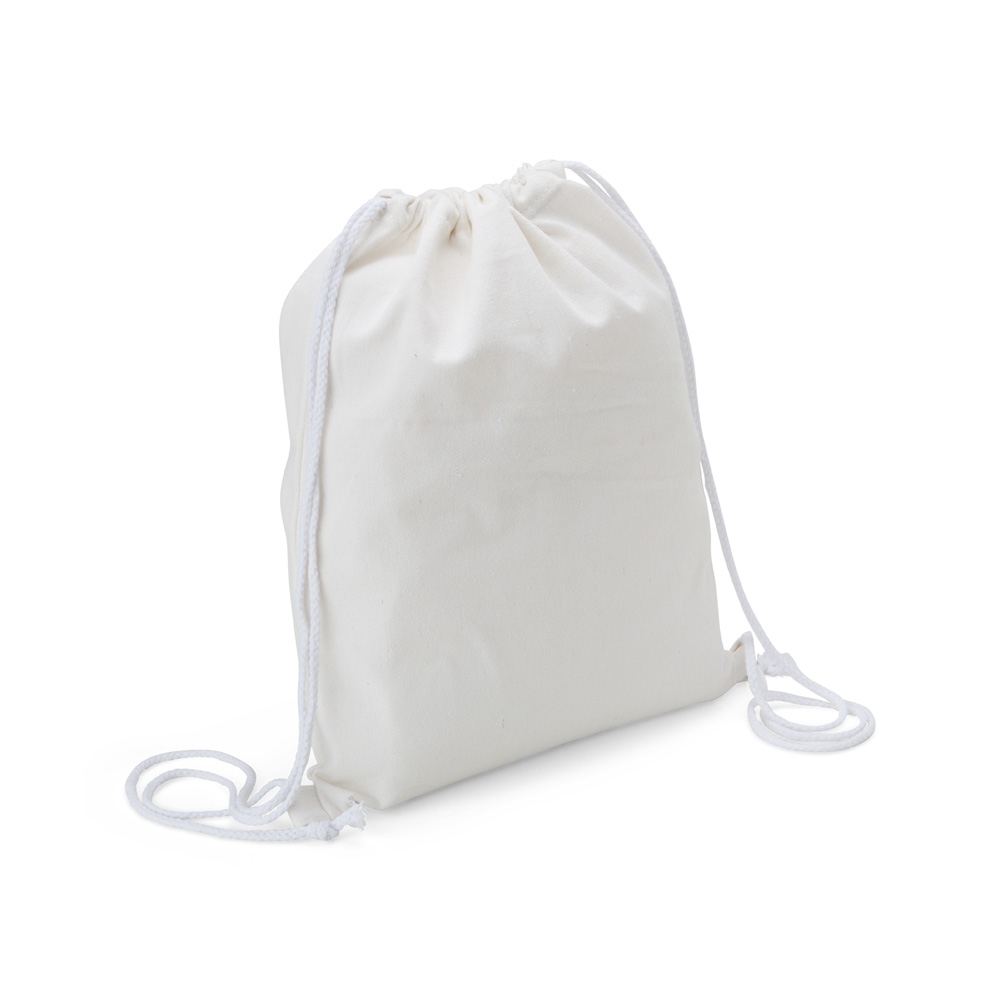 mochila saco de algodão infantil