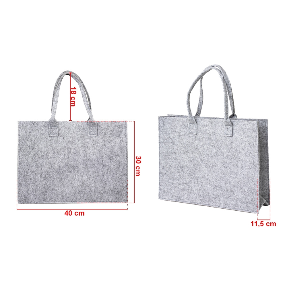 sacola de feltro para brinde