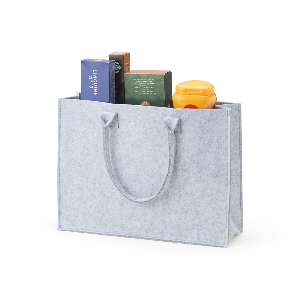 sacola de feltro para feiras