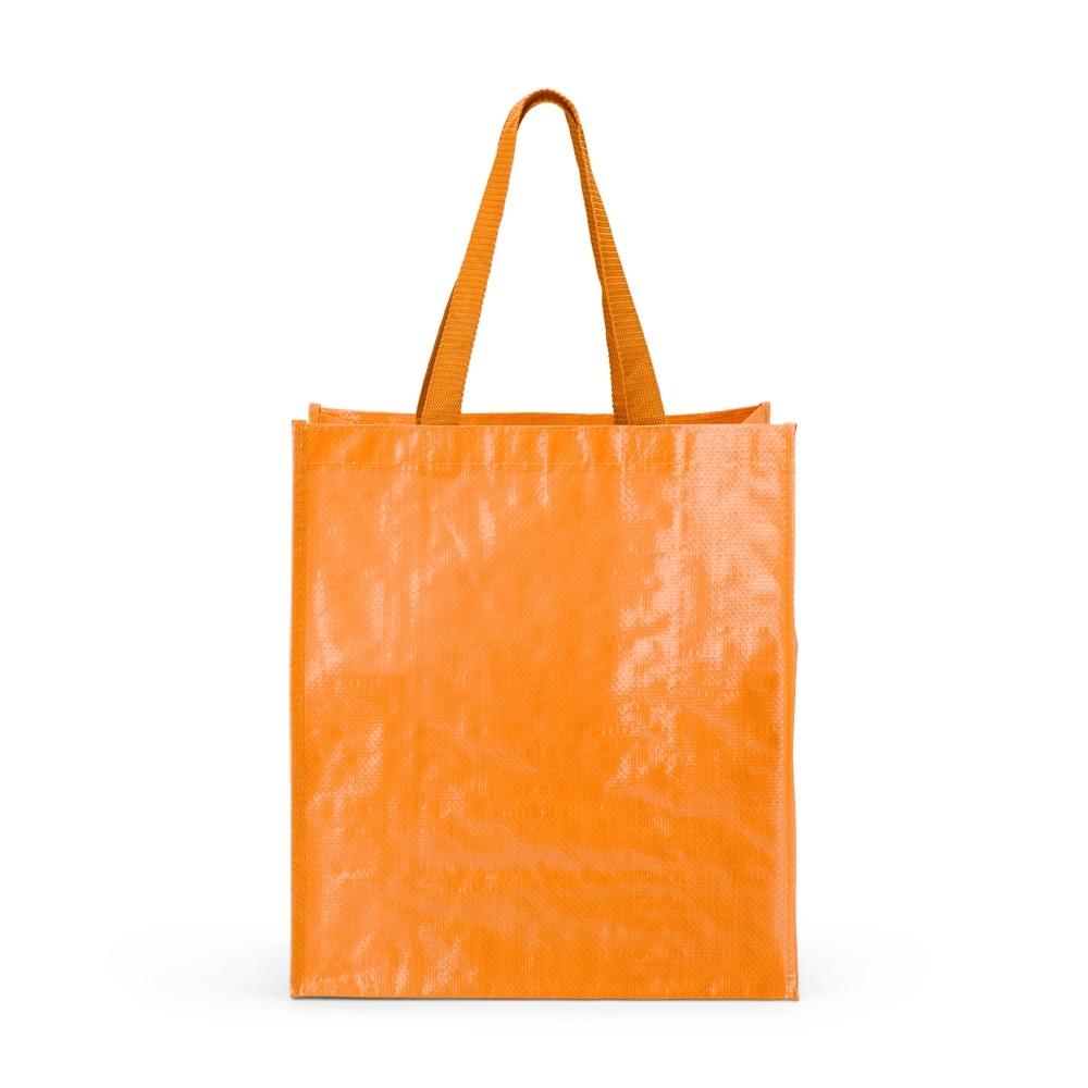 sacola de poliéster com alças confortáveis