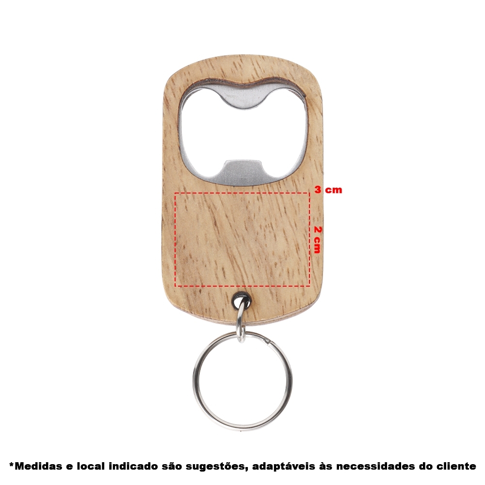 chaveiro de madeira personalizado